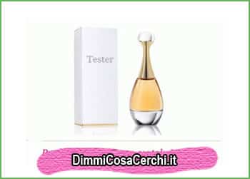 Vendere Tester di profumi