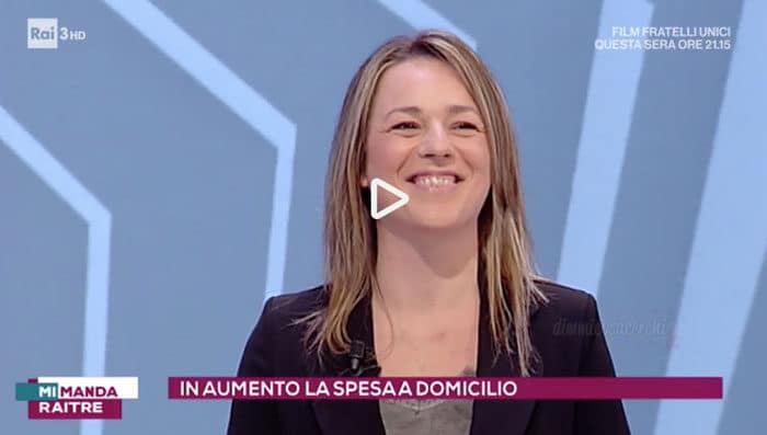 simona bondi su mi manda raitre tema spesa online