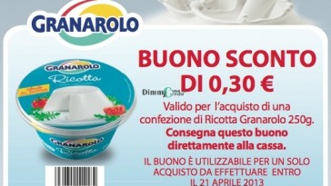 Buono sconto Granarolo
