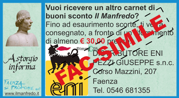 carnet di buono sconto