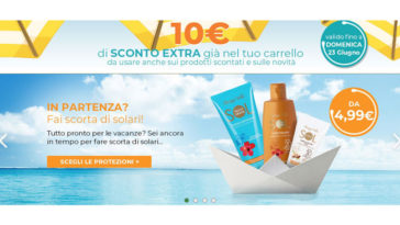 Buono sconto 10 euro Bottega Verde