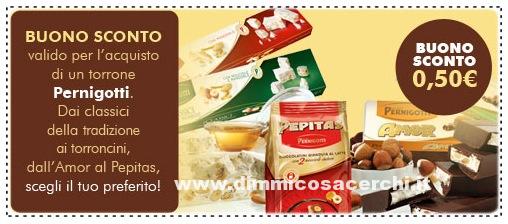 Buono sconto torrone Pernigotti