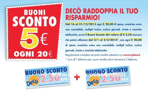buono sconto deco