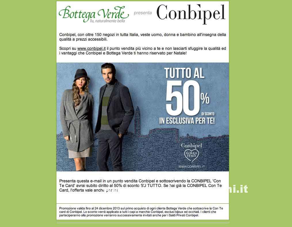 Coupon sconto Conbibel - 50%