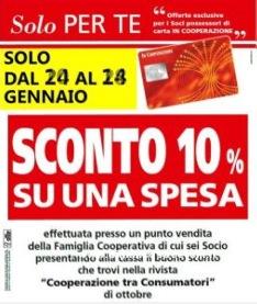 Buono sconto spesa Coop Trentino e Alto Garda