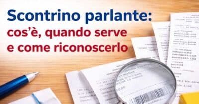 Scontrino parlante: cos’è, quando serve e come riconoscerlo