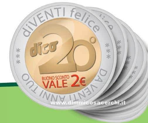 20 Euro di buoni sconto da Dico