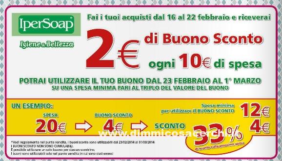 Buoni sconto Ipersoap Cuorgnè