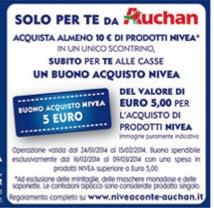 Buoni sconto Nivea da Auchan