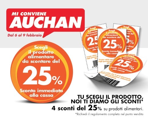 Buoni spesa Auchan - Scegli lo sconto