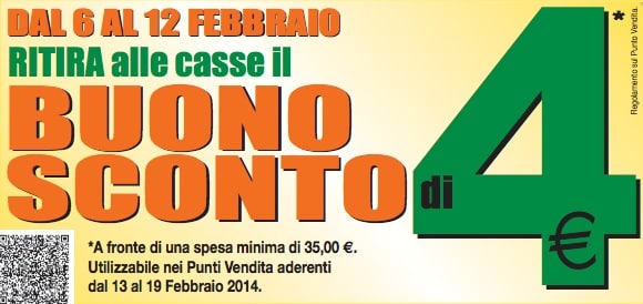 Buono sconto supermercati Coopca
