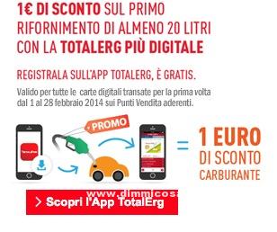 Sconto carburante TotalErg