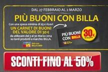 Tanti buoni sconto da Billa