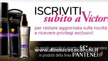 Buono omaggio Pantene con Victoria50