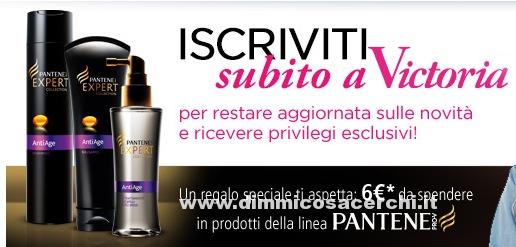 Buono omaggio Pantene con Victoria50