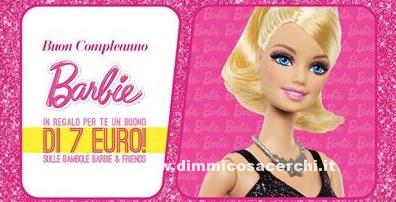 Buono sconto Barbie 7 euro