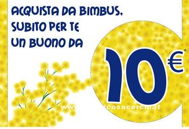 Buono sconto Bimbus Festa della Donna