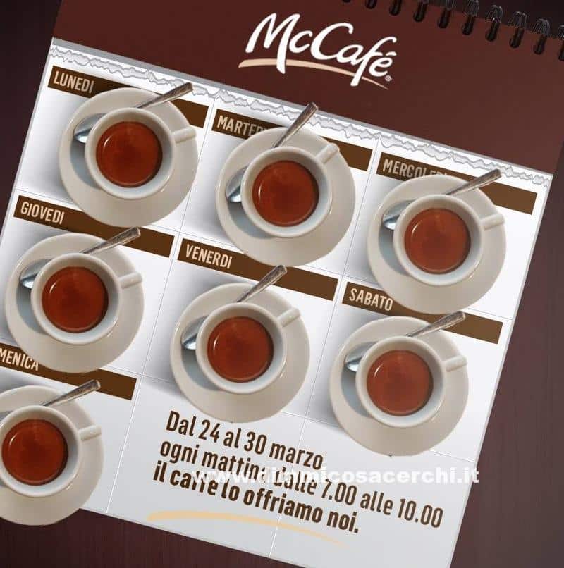 Caffè gratis da Mc Donald