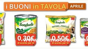 Buoni sconto Bonduelle