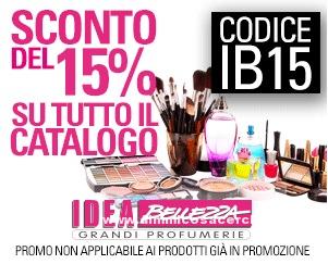 Idea Bellezza grandi profumerie, codice sconto