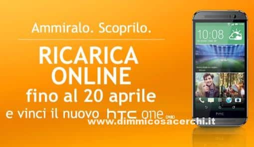 Ricarica Wind e vinci telefoni HTC