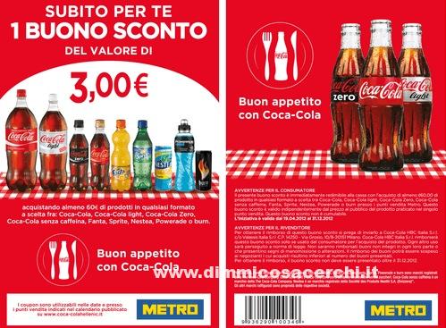 3 euro di sconto Coca Cola - DimmiCosaCerchi