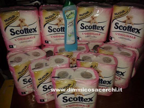 Carta Igienica Scottex gratis da Acqua e Sapone