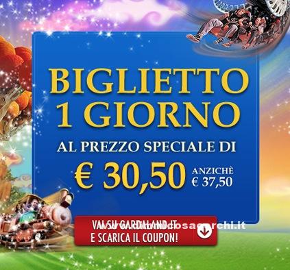 Gardaland offerte, scarica il coupon sconto