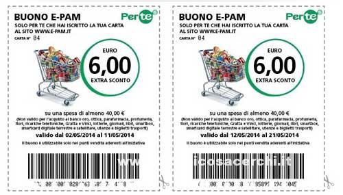 buoni sconto Pam