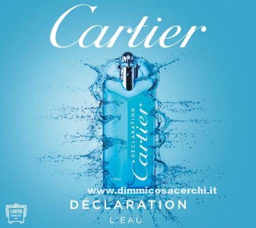 Campione omaggio Cartier Declaration