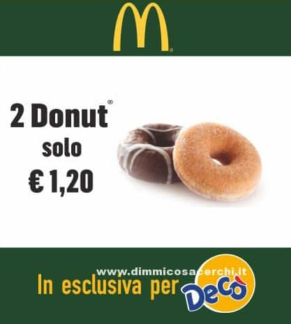 Coupon Mc Donald Catania, Messina, Gela