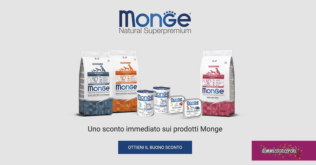 Buoni sconto Monge