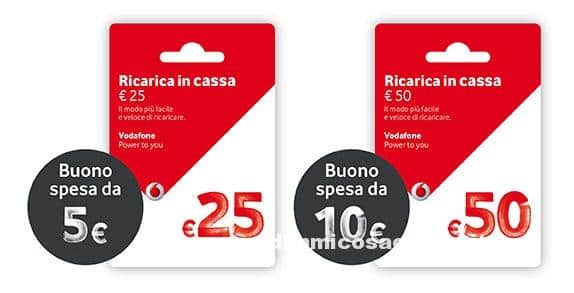 Buono spesa Carrefour Express e Vodafone