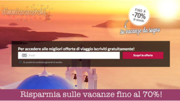 Risparmia sulle vacanze
