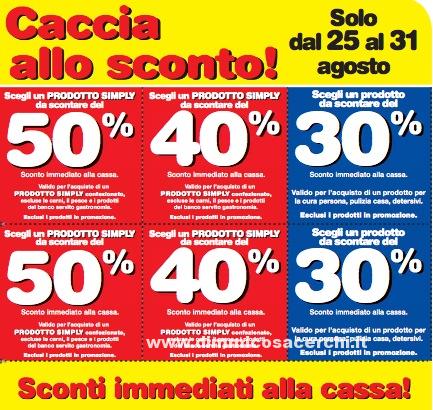 Buoni sconto Simply Market