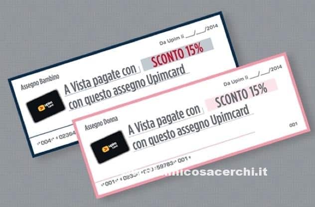 Buoni sconto Upim Card