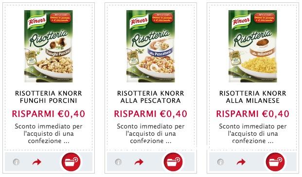 Buoni sconto Knorr