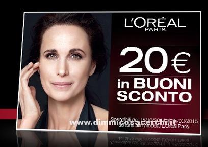 Buoni sconto L'Oreal Paris