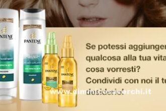 Campioni omaggio shampoo e balsamo Pantene