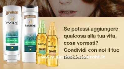 Campioni omaggio shampoo e balsamo Pantene