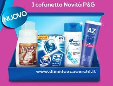 Cofanetto campioni omaggio P&G