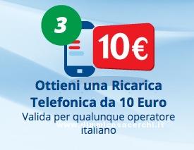 Ricarica telefonica omaggio con Manetti e Roberts