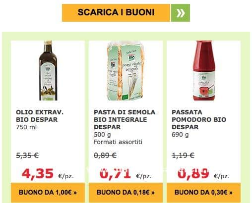 Stampa i buoni sconto Interspar