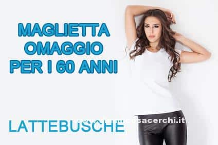 maglietta omaggio lattebusche