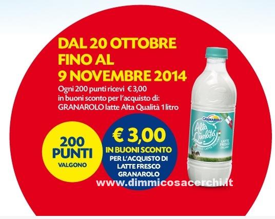 Buoni sconto Granarolo nei supermercati Decò