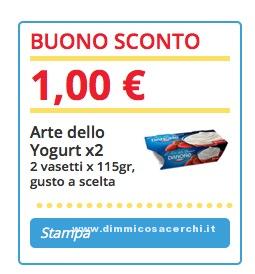 Buono sconto Danone L'arte dello Yougurt