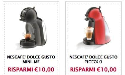 Buono sconto Nescafè Dolce Gusto