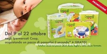 Promozione pannolini Crescendo Coop