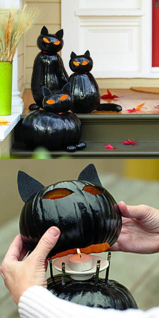 Zucche di Halloween idee per decorarle