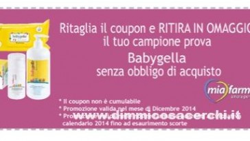 Campioni omaggio MiaFarmacia di dicembre